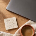 A closed laptop beside a handwritten out of office sign, representing a self-employed believer choosing to genuinely rest.